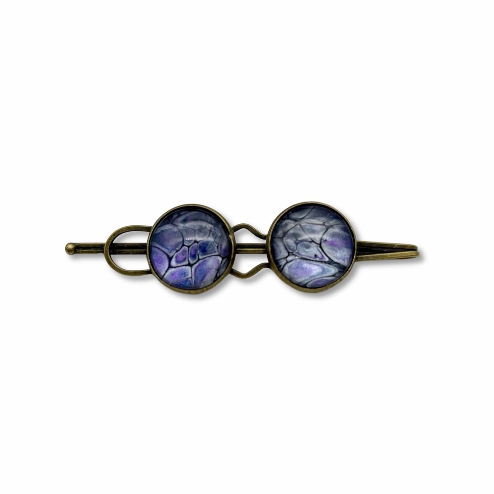 Acrylic Paint Skin Jewelry Hair Clip